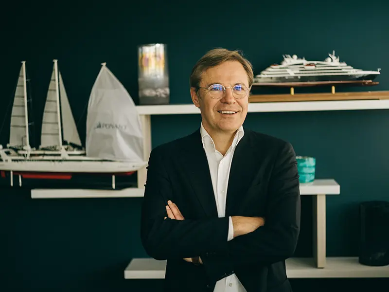 Hervé Gastinel dans son bureau